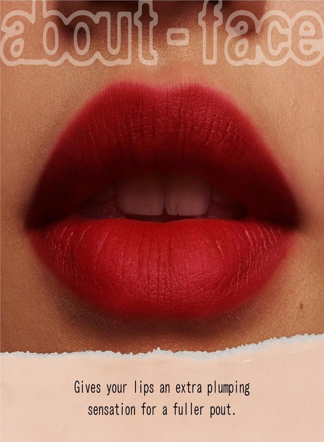 ABOUTFACE about-face Blur Matte Lip Plump – Soft-Matte Liquid Lipstick with Plumping Effect – Hydrating, Vegan, Cruelty-Free, Clean Beauty – 0.2 oz (Petit Rouge - Nude Brown) - Image 2